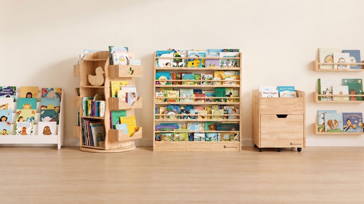 Kids Bookshelves With Storage: Books and Toys in One Spot