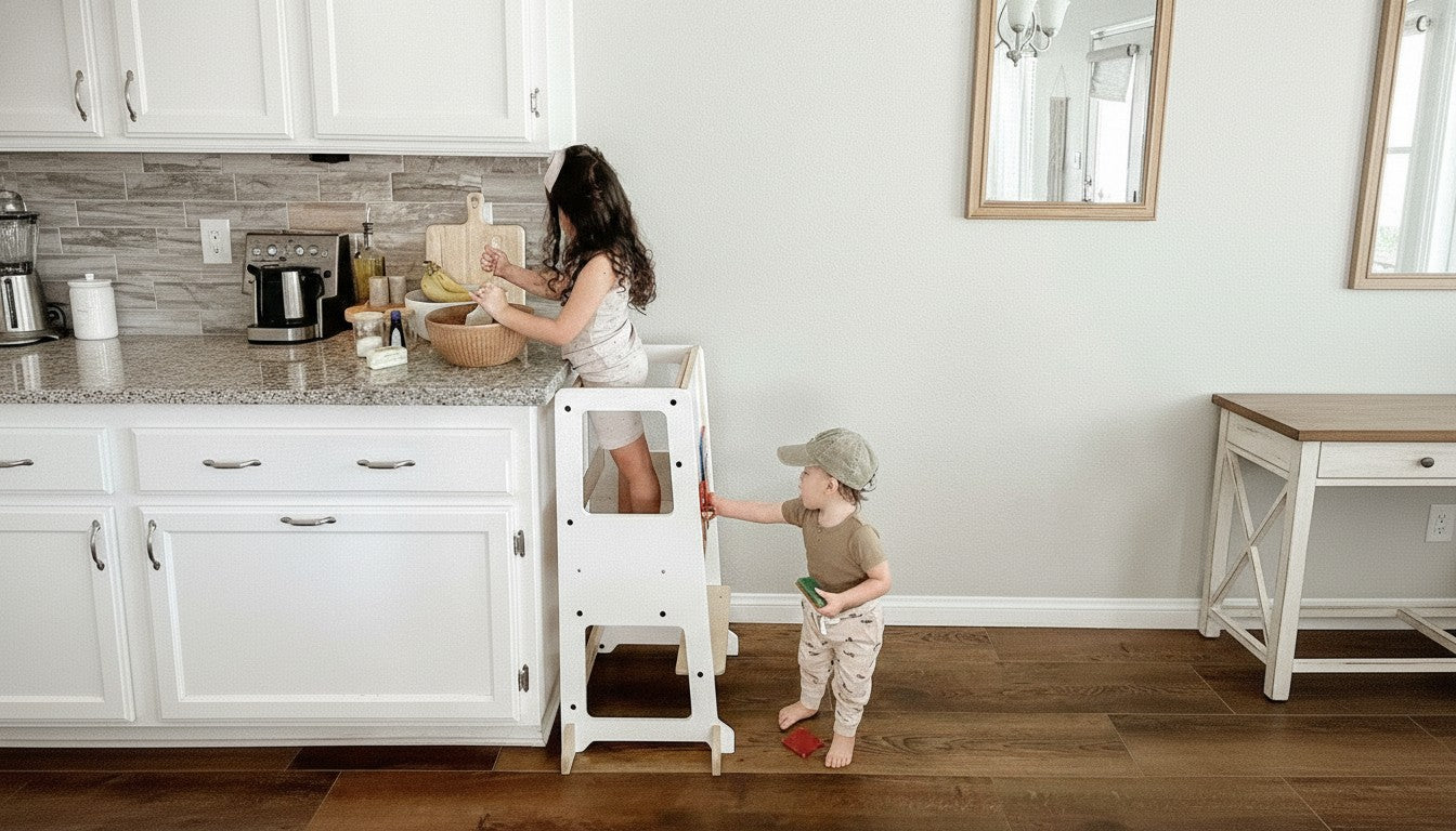 How to Choose the Best Learning Tower for Small Australian Kitchens (Ages 1–3)