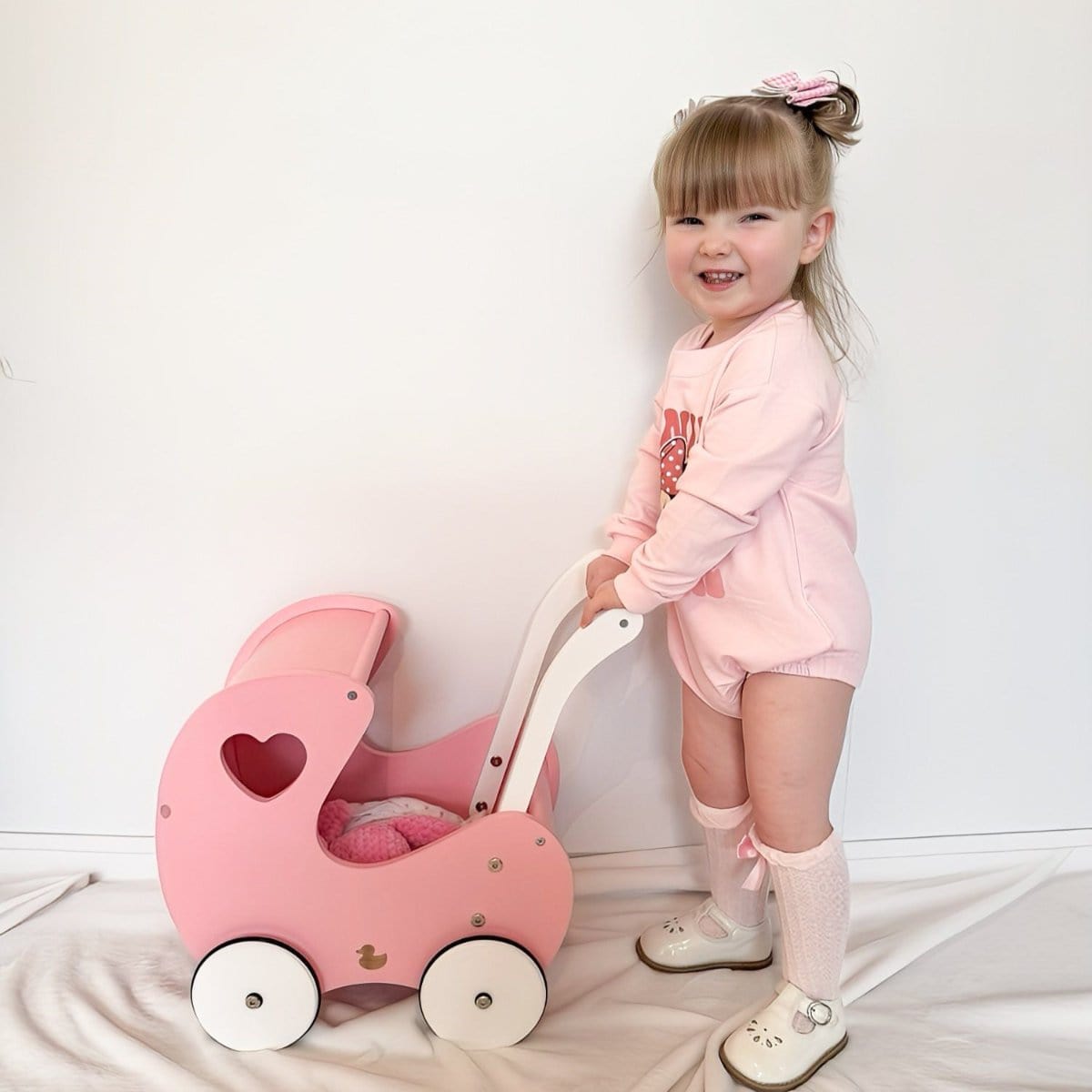 My Duckling Isla Doll Pram Walker