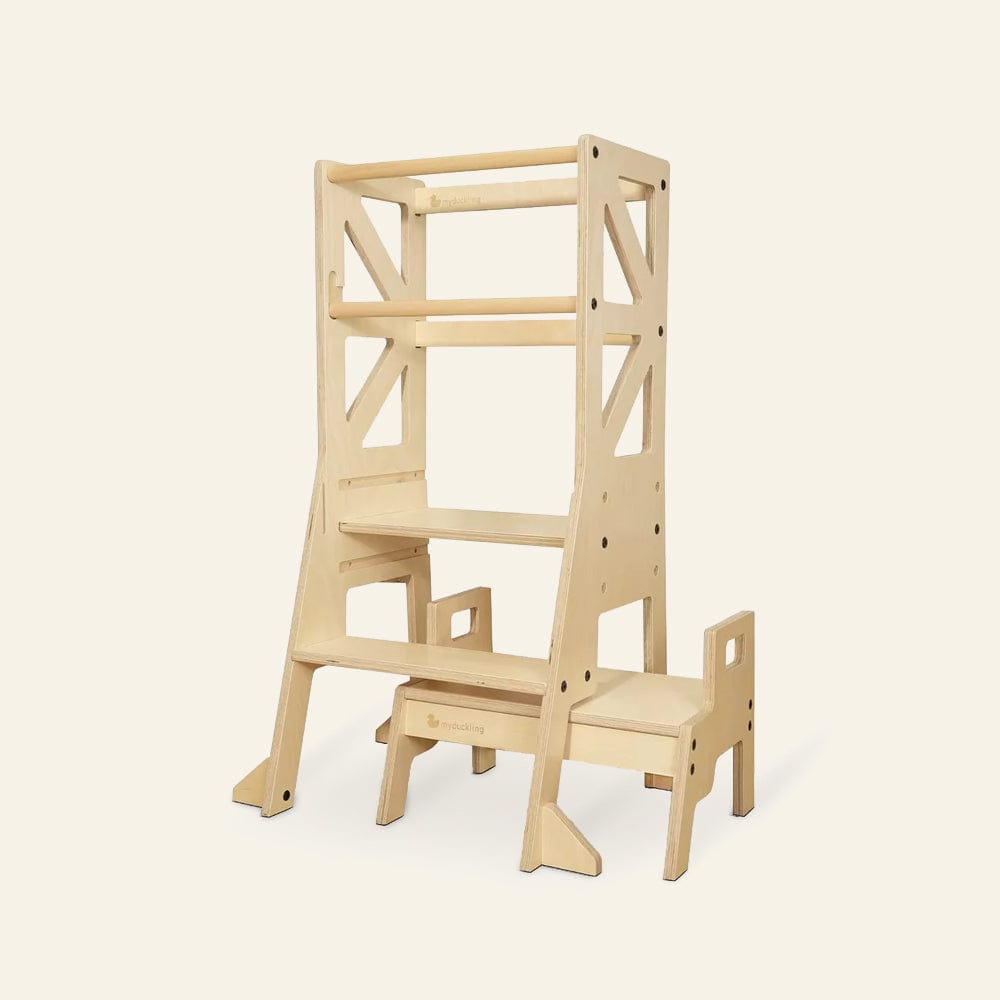 My Duckling JALA Deluxe Adjustable Learning Tower - Flag with Rectangle Handle