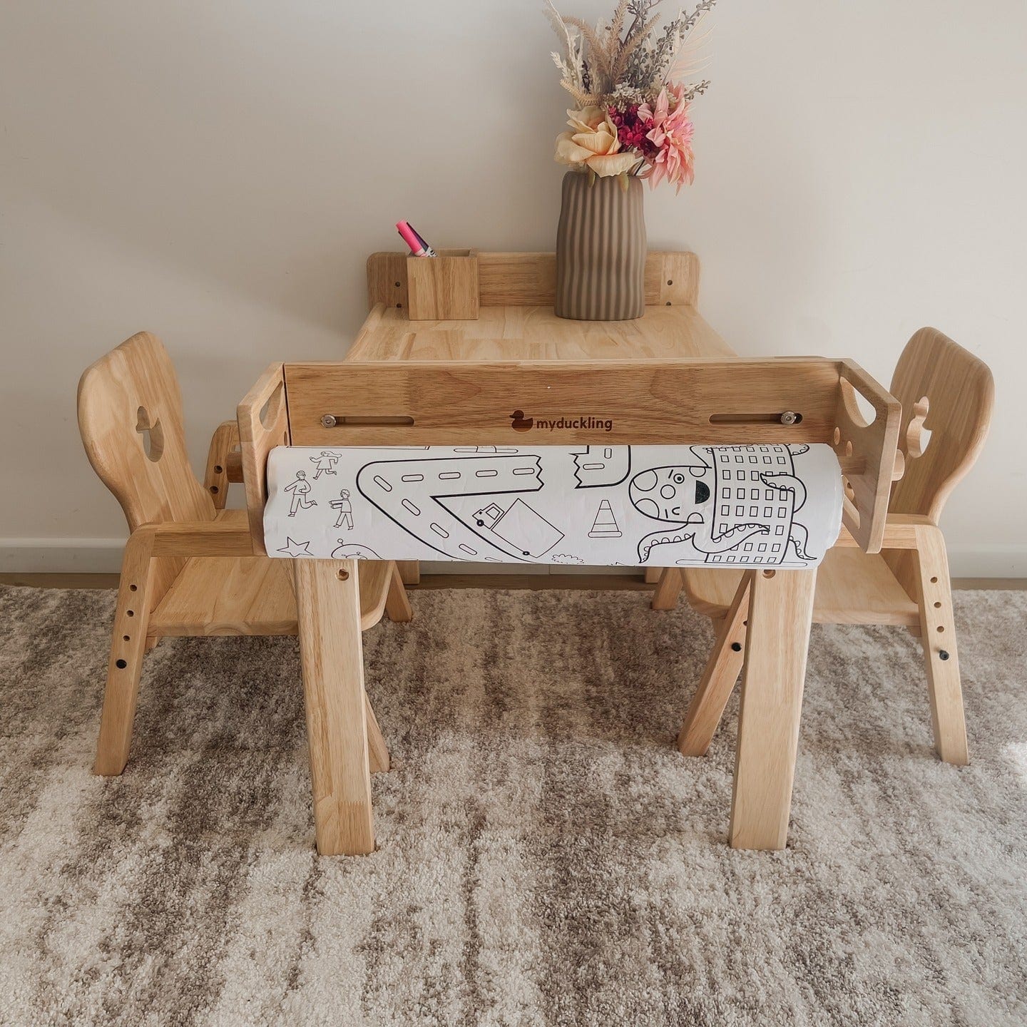 My Duckling KAYA Primary Adjustable Table and Chair Set