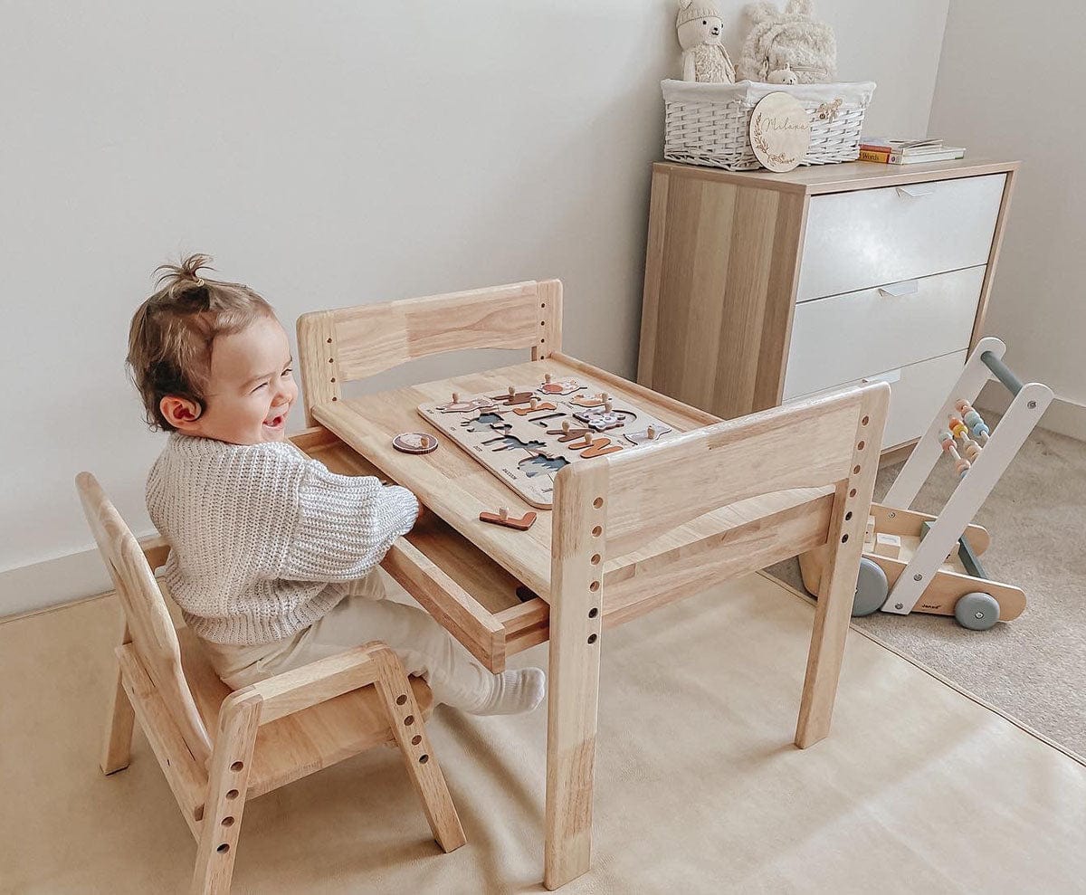 My Duckling KAYA Primary Adjustable Table and Chair Set - Duck