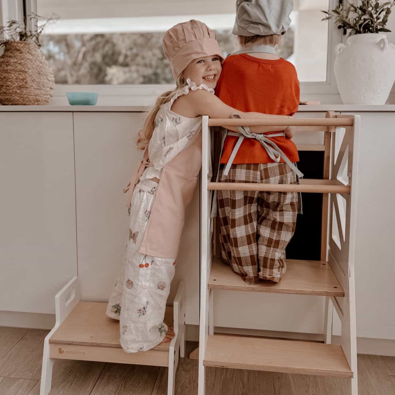 My Duckling Kids Chef Apron & Hat Set