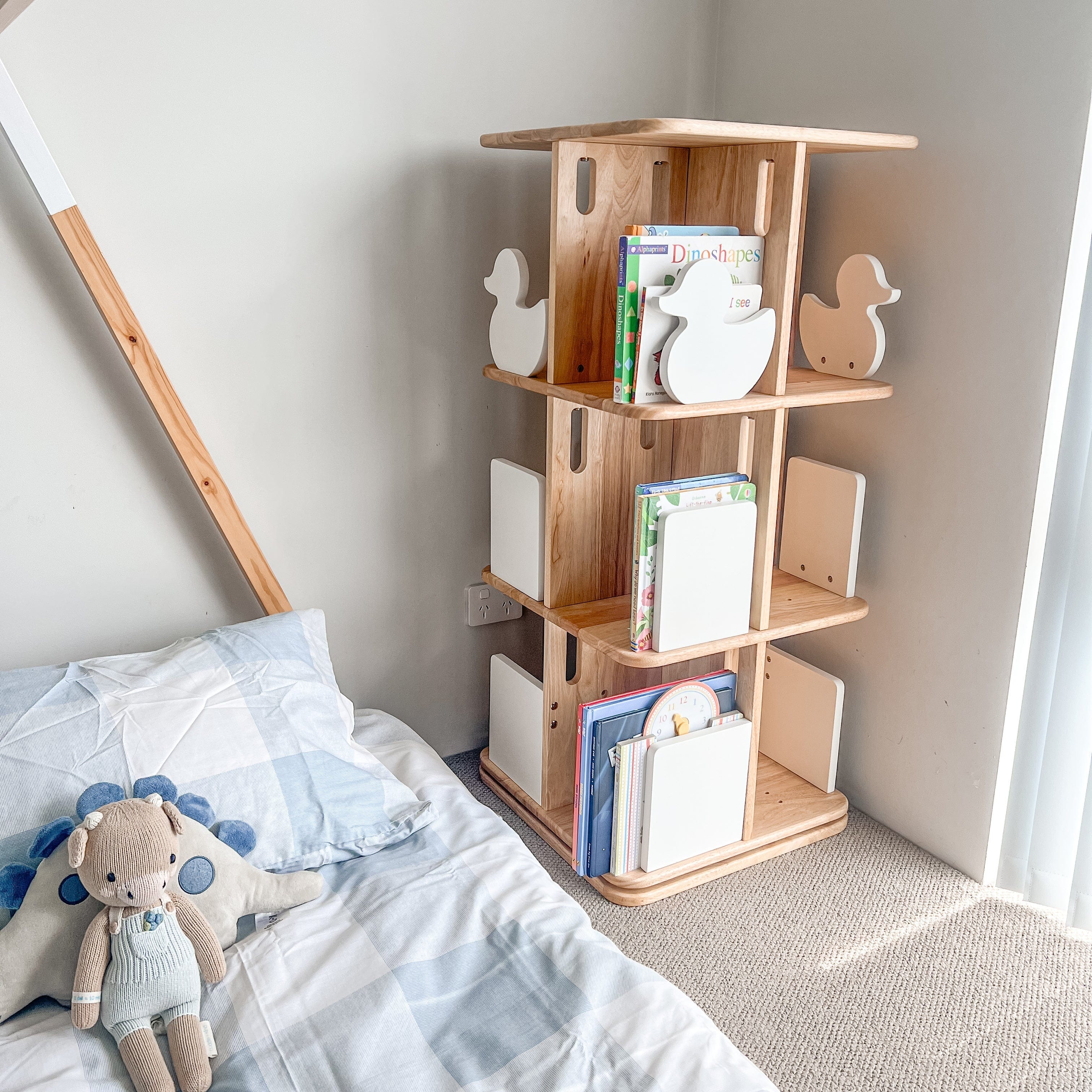My Duckling KOBI Montessori Rotating Bookcase