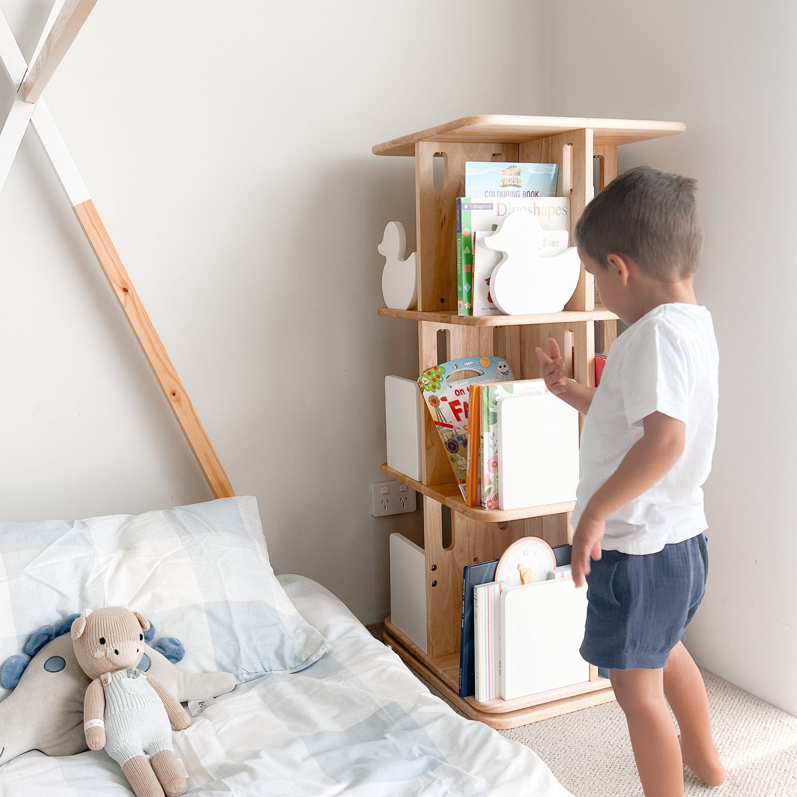 My Duckling KOBI Montessori Rotating Bookcase