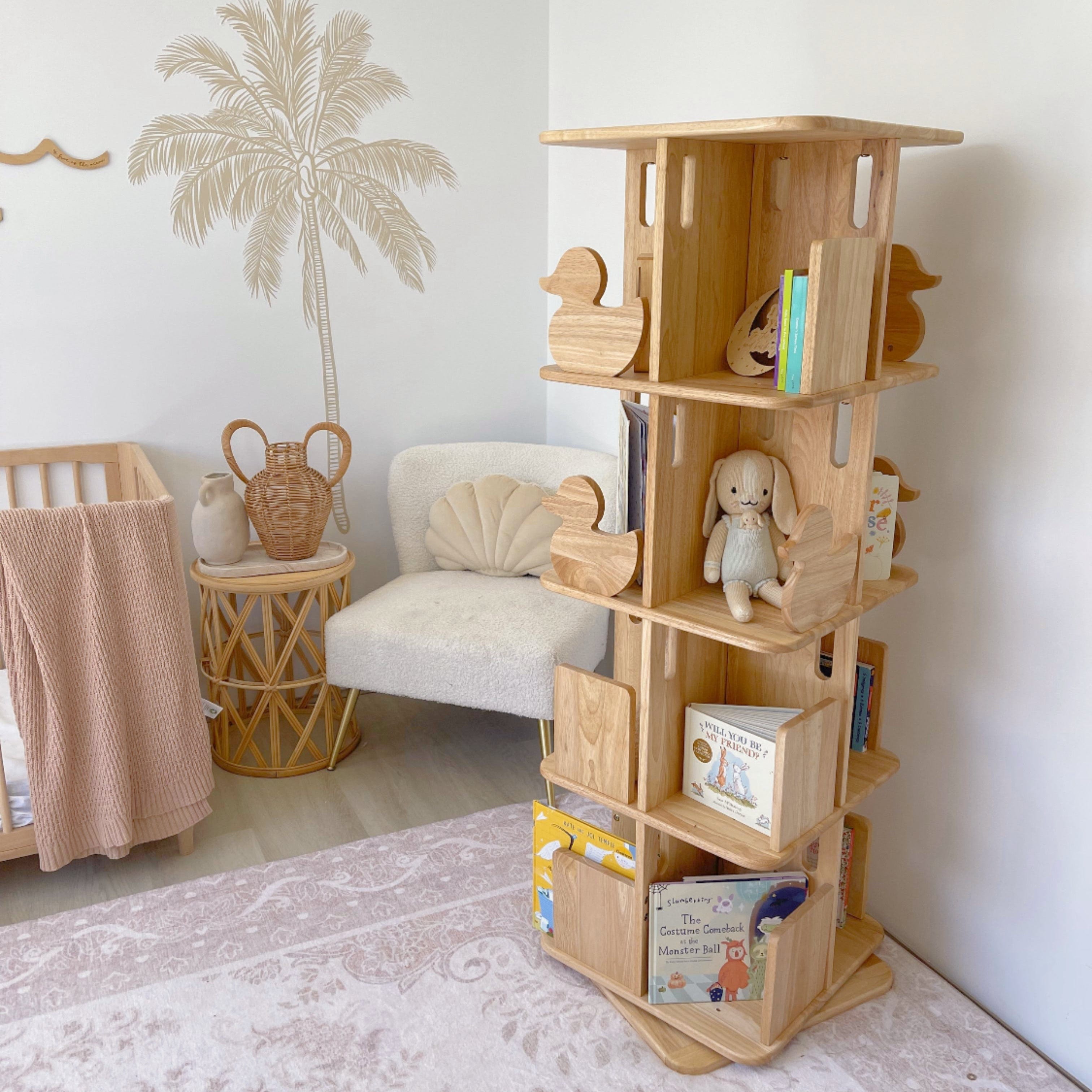 My Duckling KOBI Montessori Rotating Bookcase