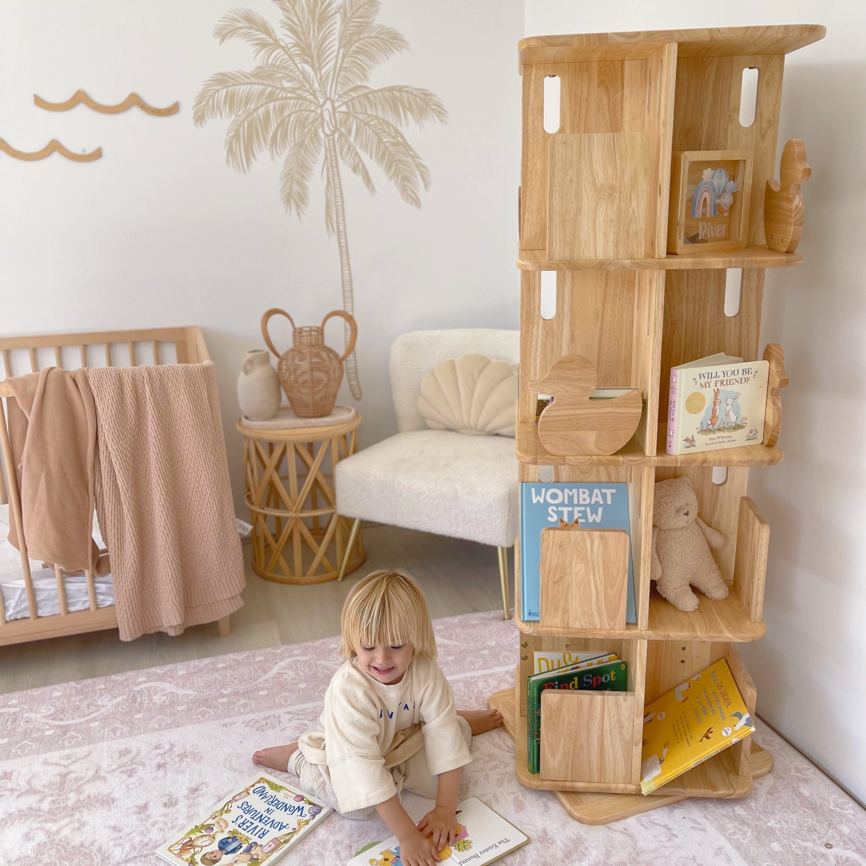 My Duckling KOBI Montessori Rotating Bookcase