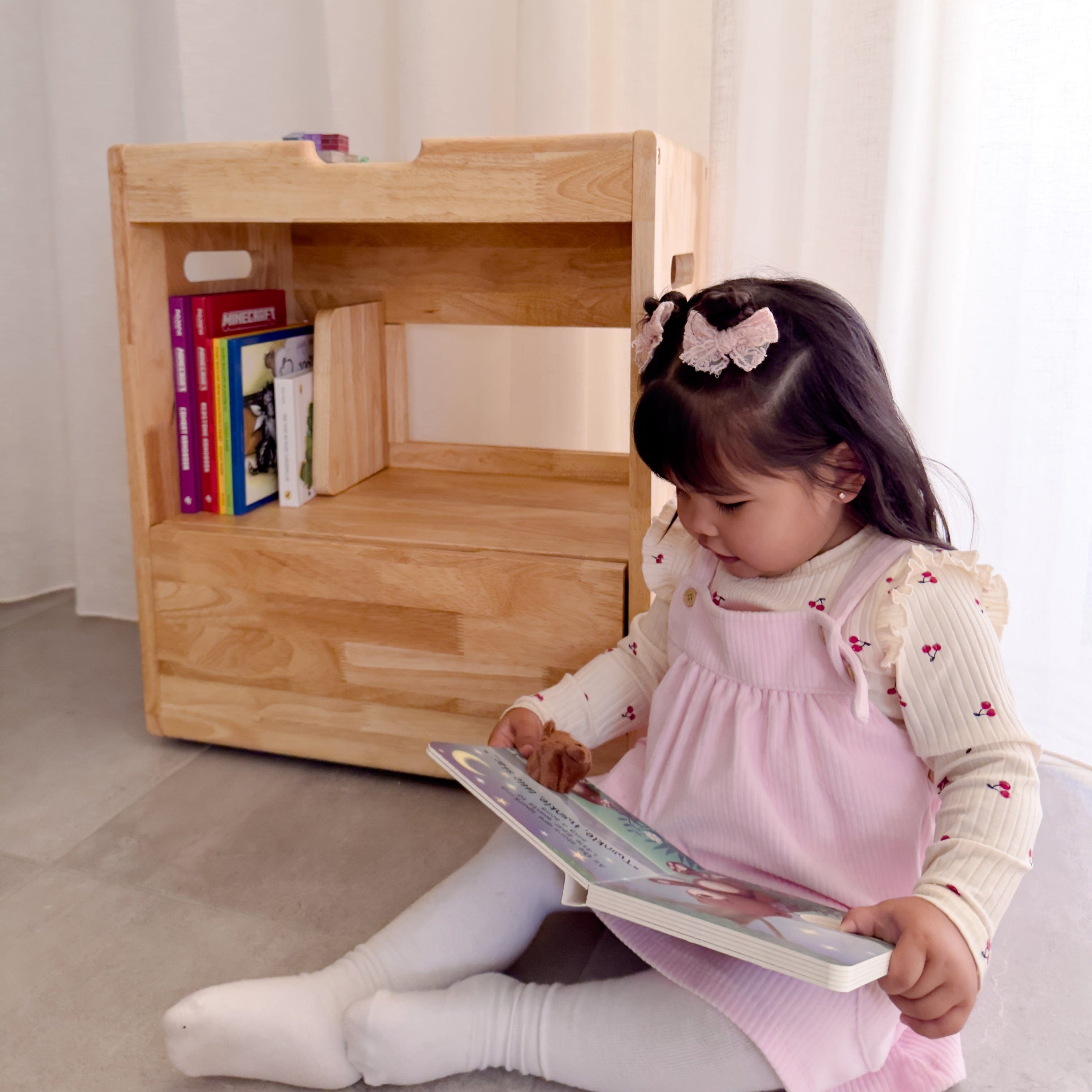 My Duckling NALA Montessori Solid Wood Storage Cabinet