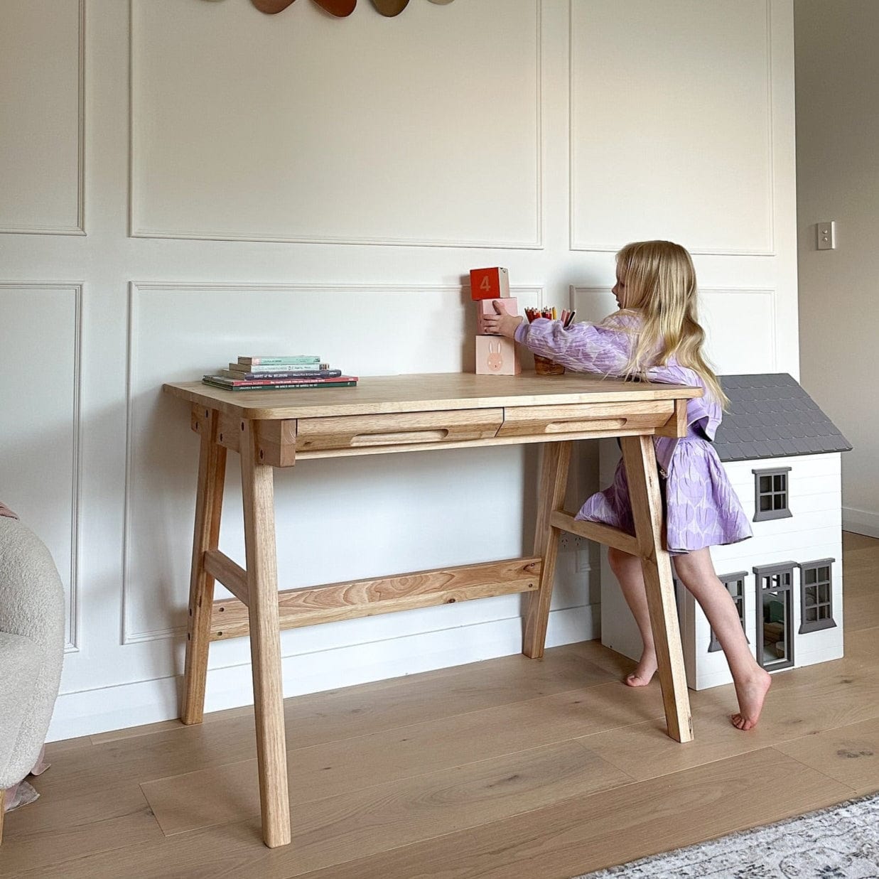 My Duckling NALA Montessori Solid Wood Study Desk