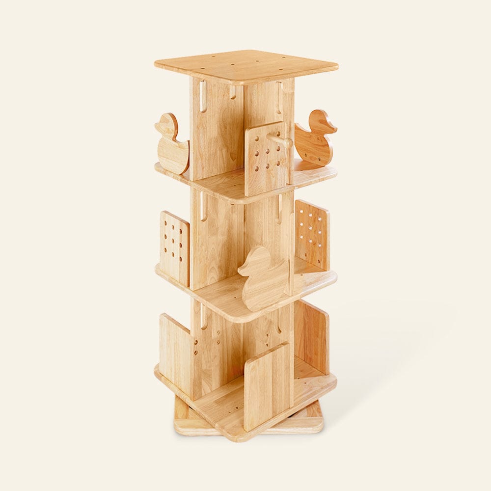 My Duckling KOBI Montessori Rotating Bookcase natural (Late-December Pre-Order)