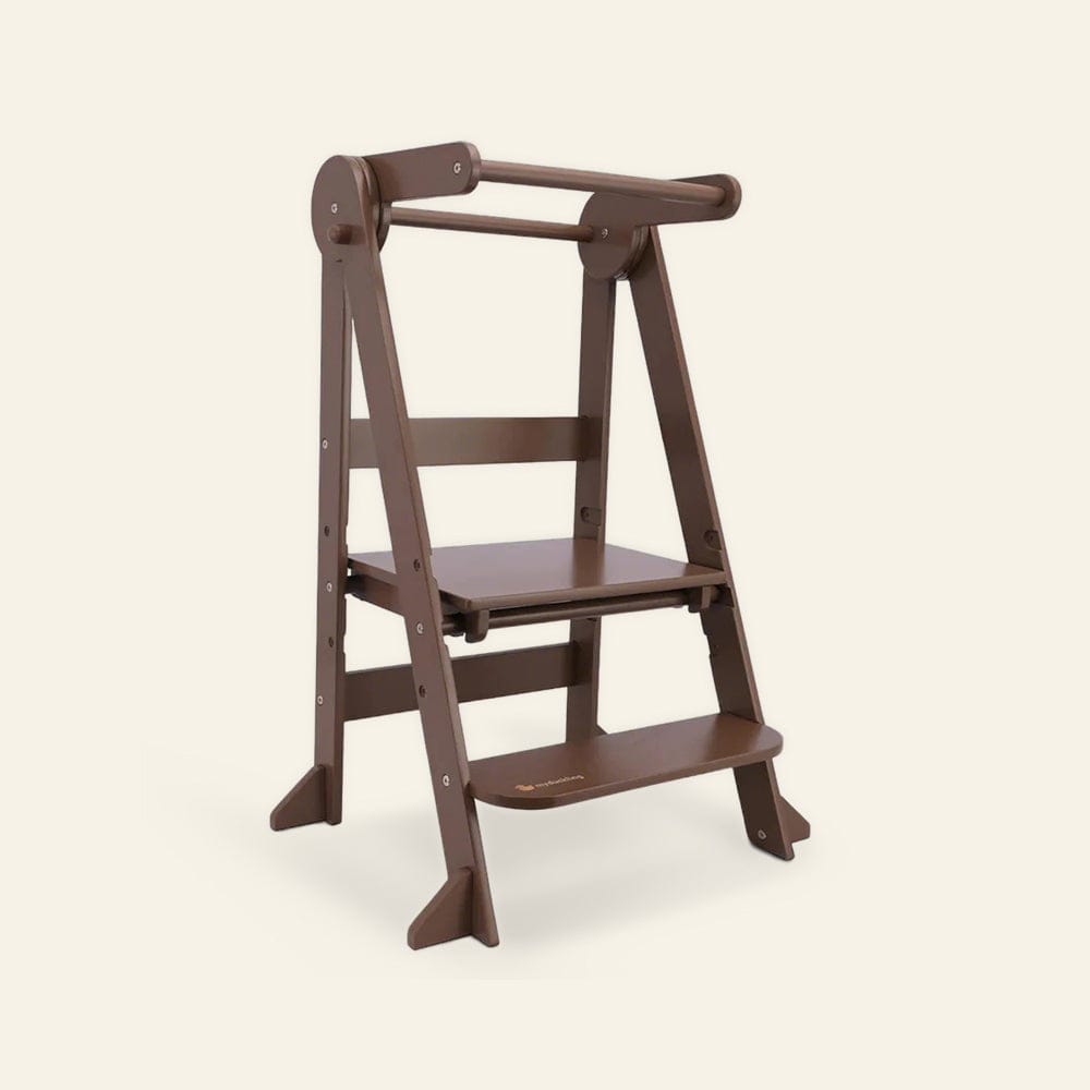 My Duckling MILA Deluxe Folding Adjustable Learning Tower Walnut