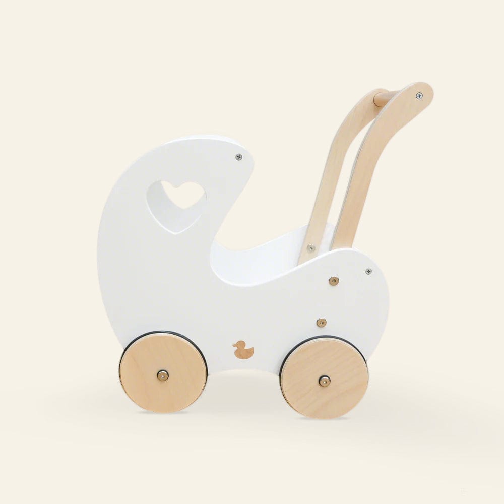 My Duckling Isla Doll Pram Walker White