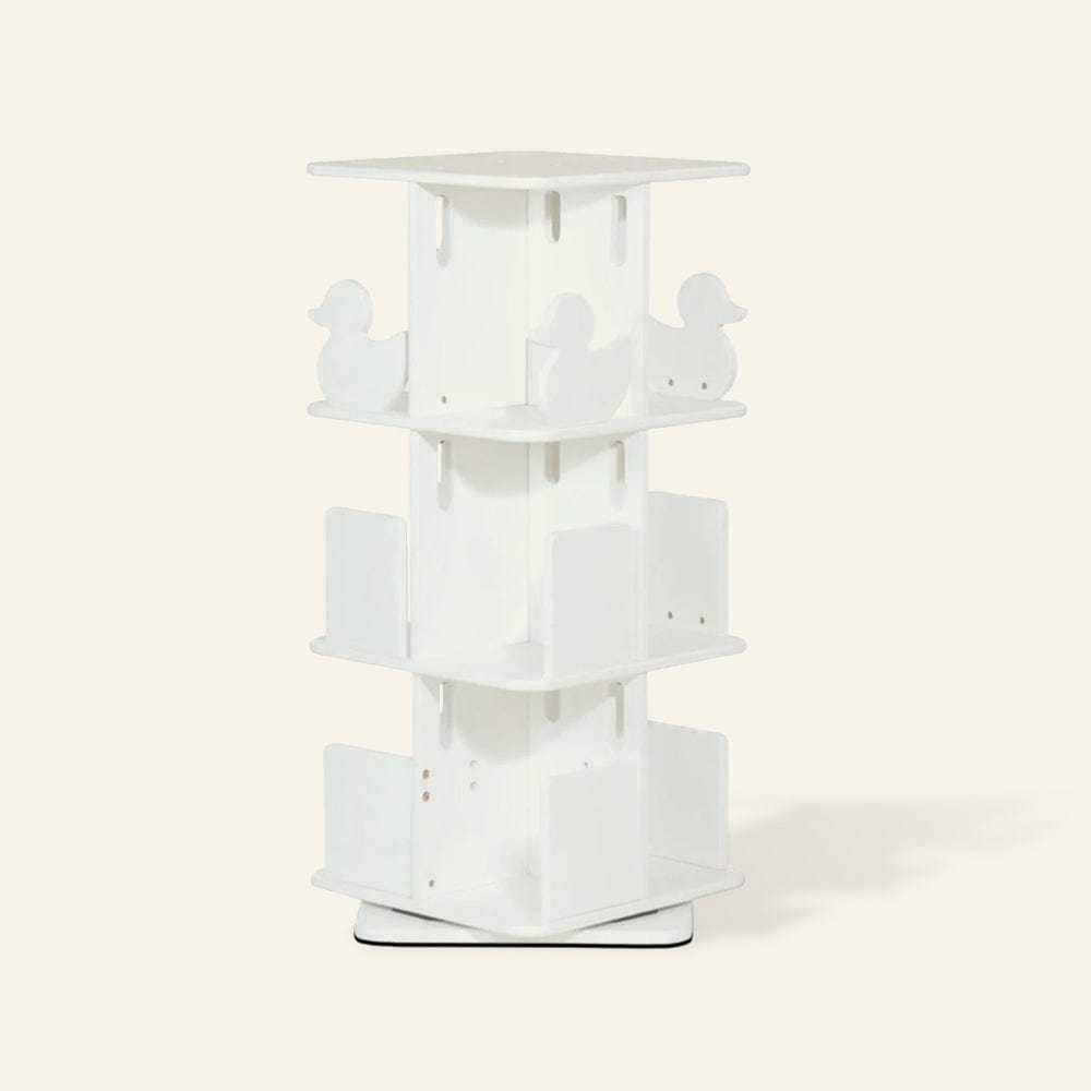 My Duckling KOBI Montessori Rotating Bookcase White