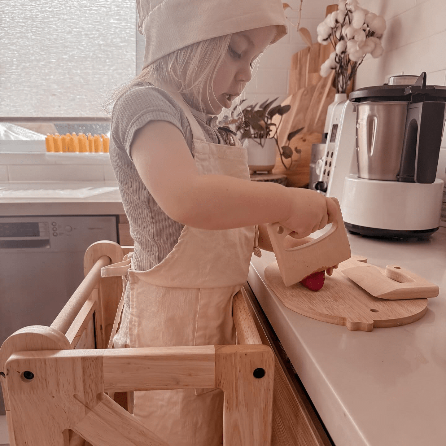 My Duckling Wooden Kids Cutting Knife Set