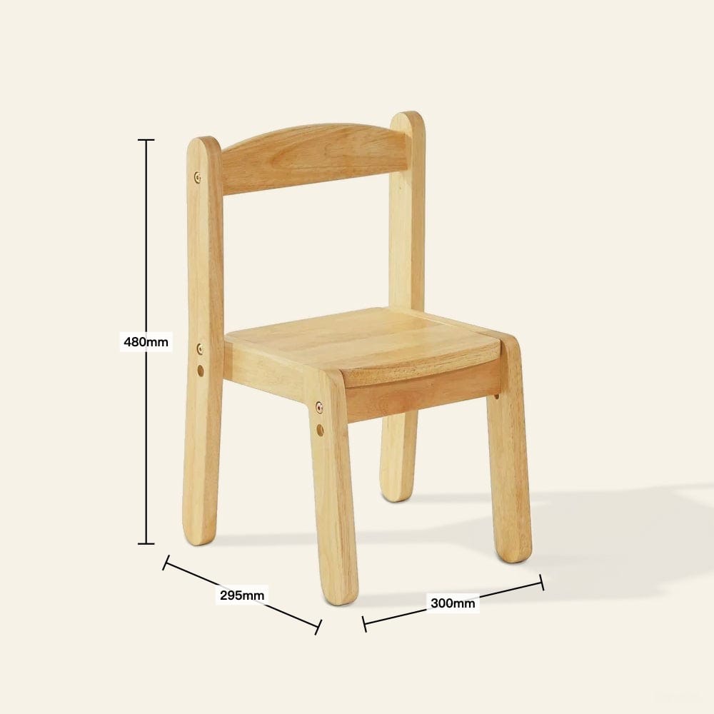 ARIA Montessori Solid Wood Kids Chair - myduckling