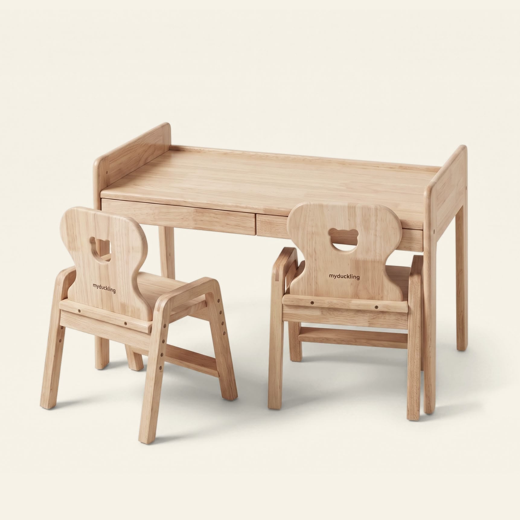 myduckling KAYA Pro Adjustable Table with 2 Chairs Bear