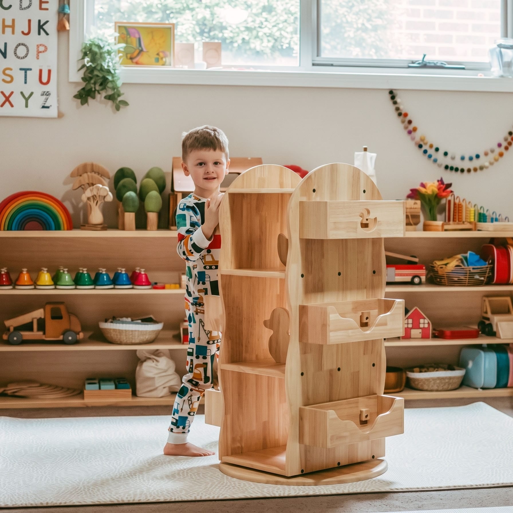 myduckling BINDI Revolving Bookcase