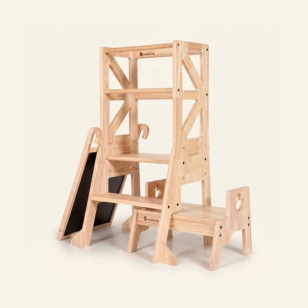 myduckling JALA Deluxe Solid Wood Learning Tower - Duck Stool (Mid August Pre-Order)