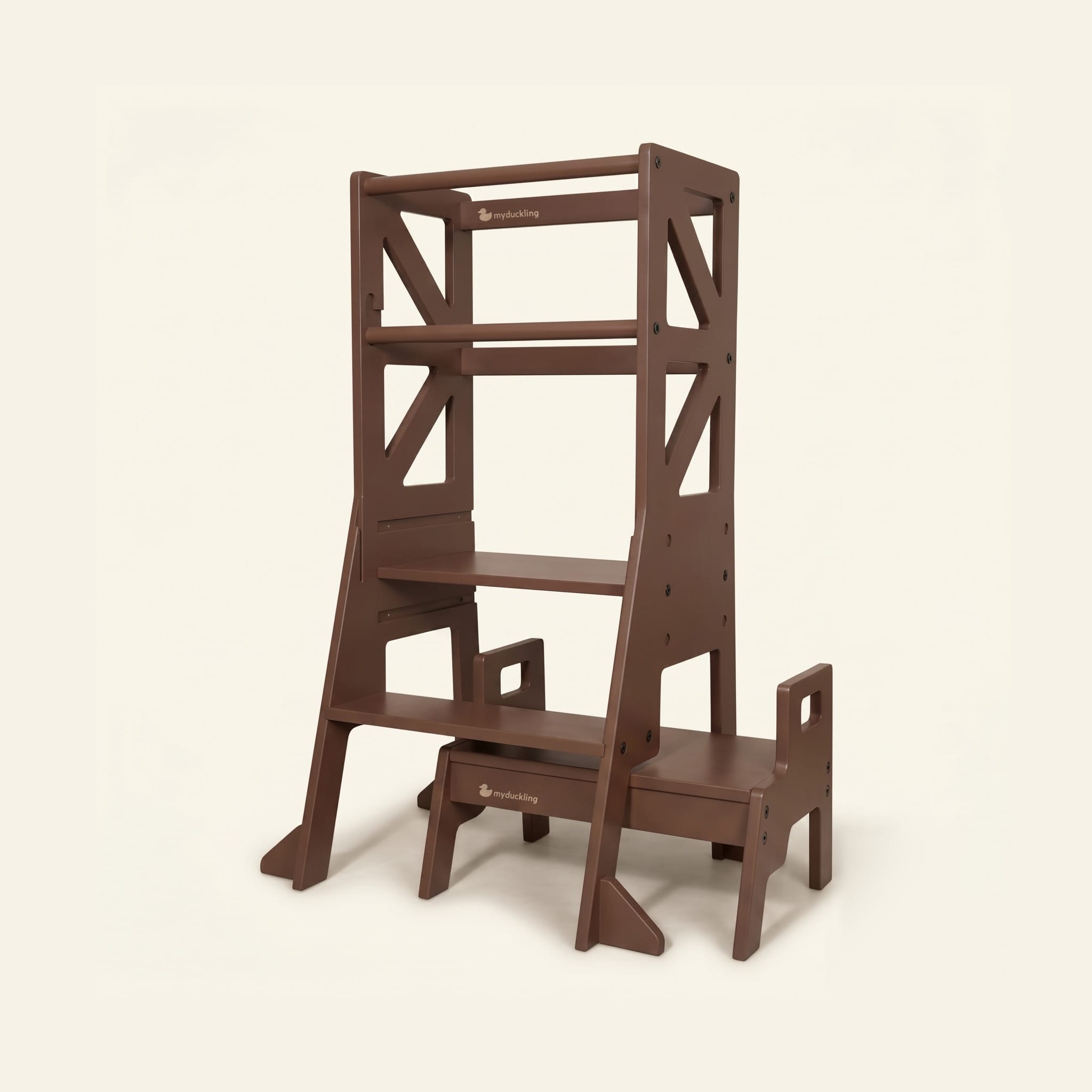 myduckling JALA Adjustable Learning Tower Mocha Brown
