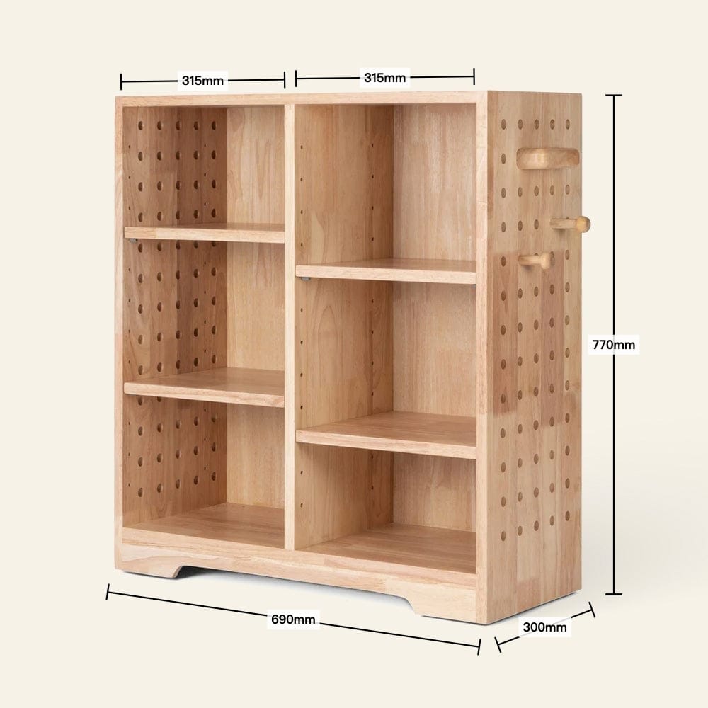 myduckling NALA Solid Wood Multi Purpose Storage Unit