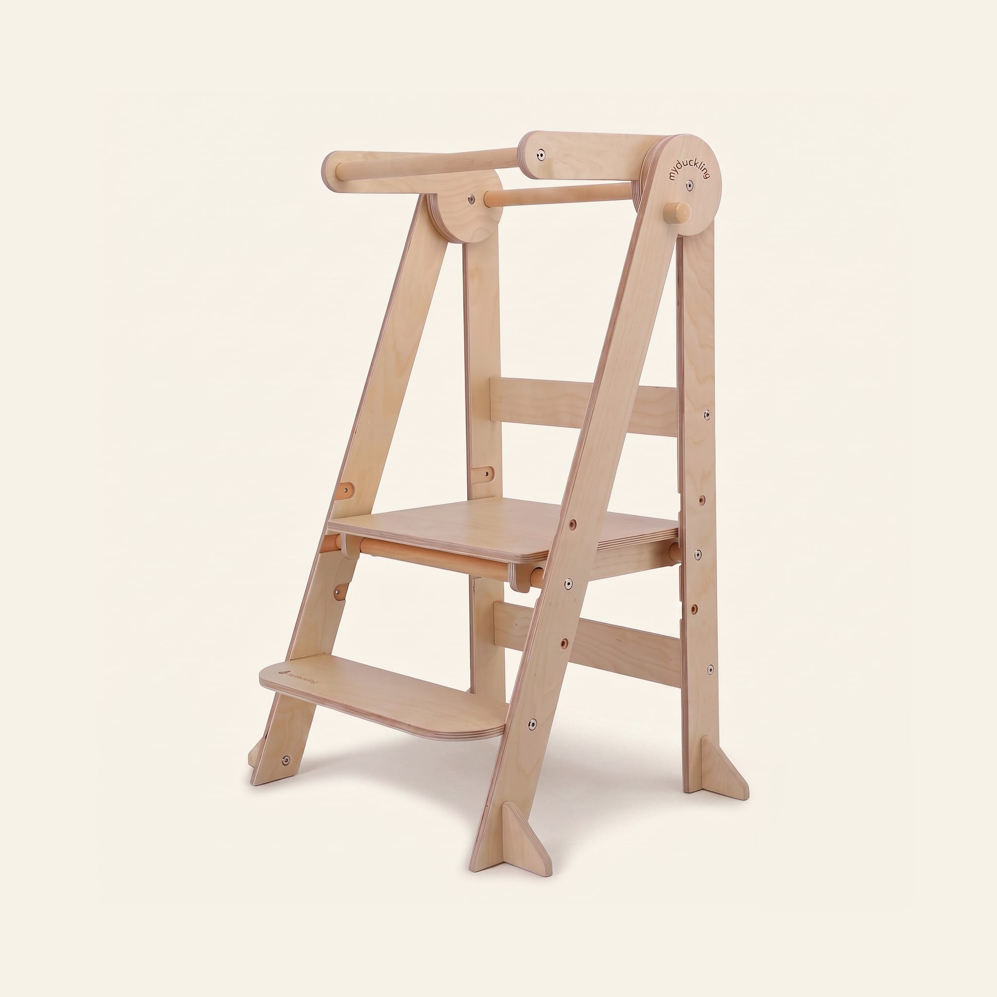 myduckling MILA Folding Adjustable Learning Tower Natural