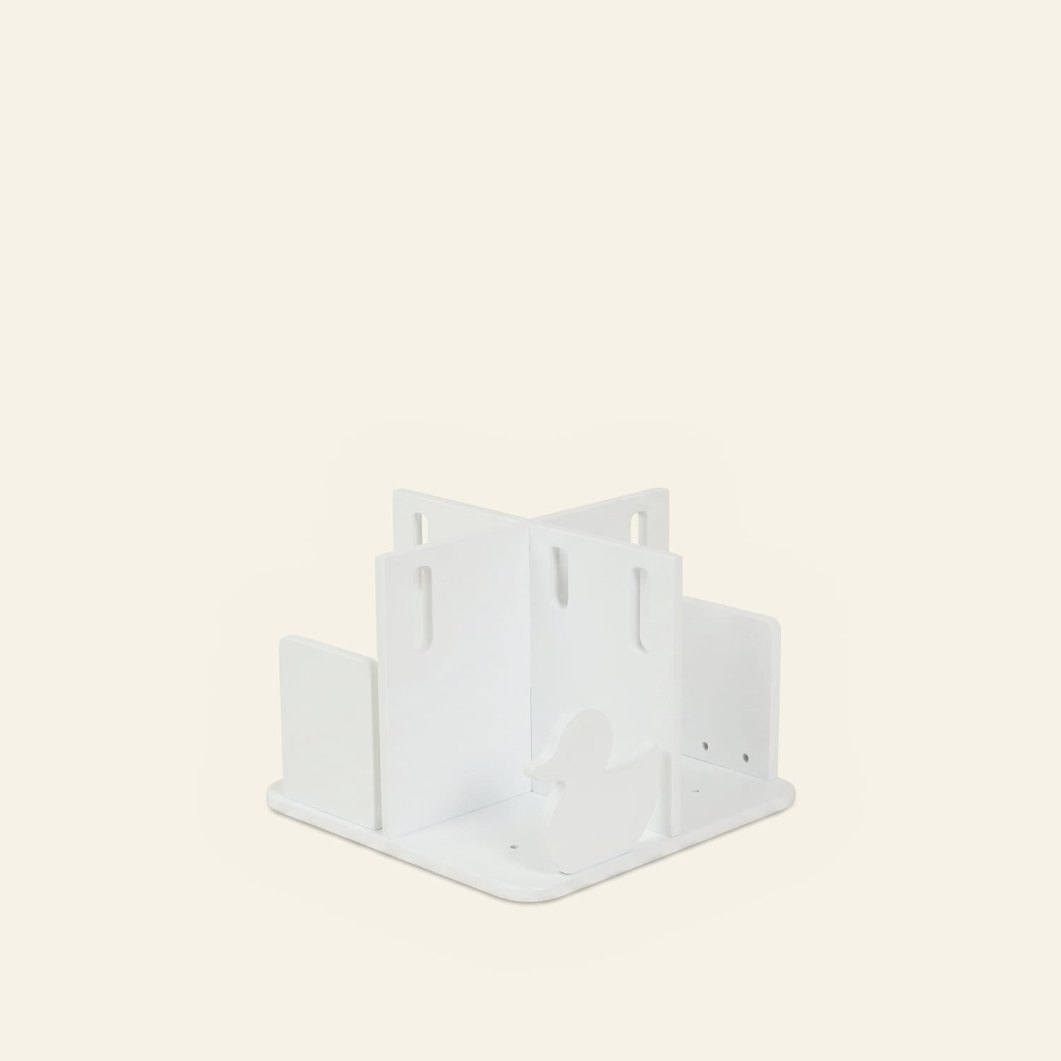 myduckling KOBI Rotating Bookcase Addon Layer White