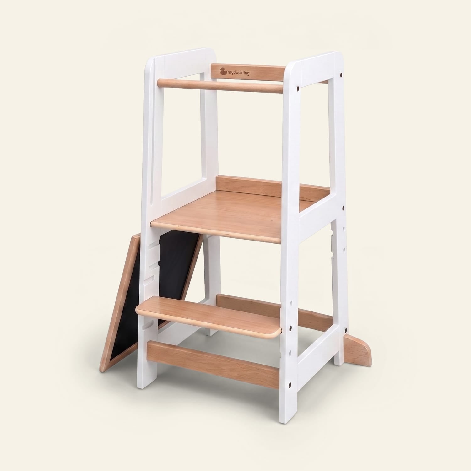 myduckling LOLA Pro Learning Tower White/Natural