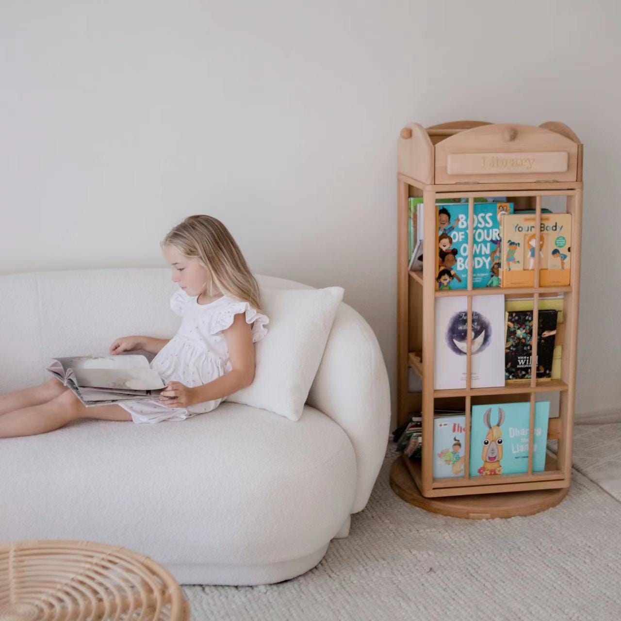 My Duckling OLI Library Revolving Bookcase - London