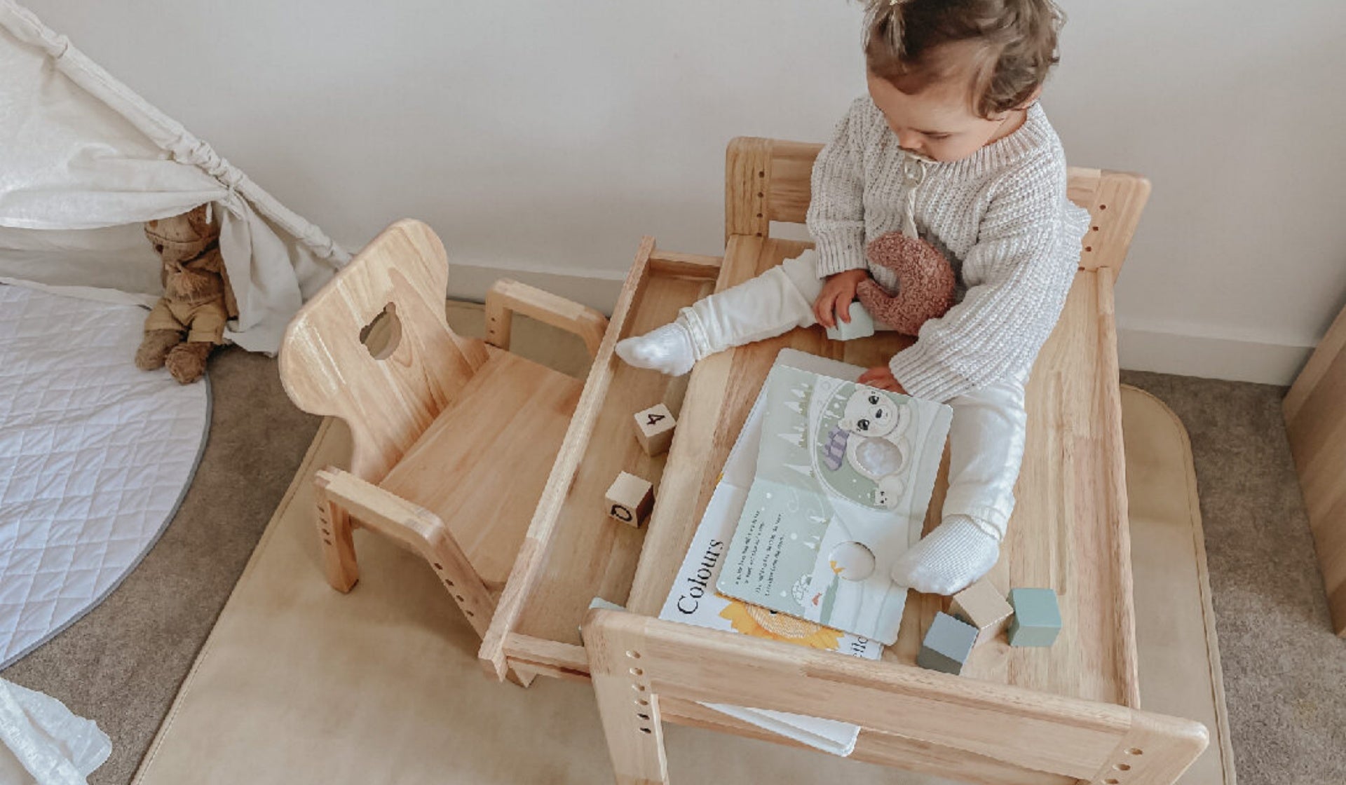 Kids Wooden Table and Chairs: An Ideal Feature for Your Child's Room