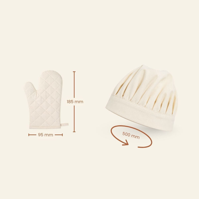 Kids Chef Deluxe Set - Apron, Hat & Oven Mitt