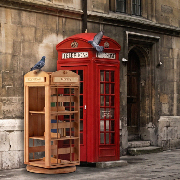 OLI Library Revolving Bookcase - London
