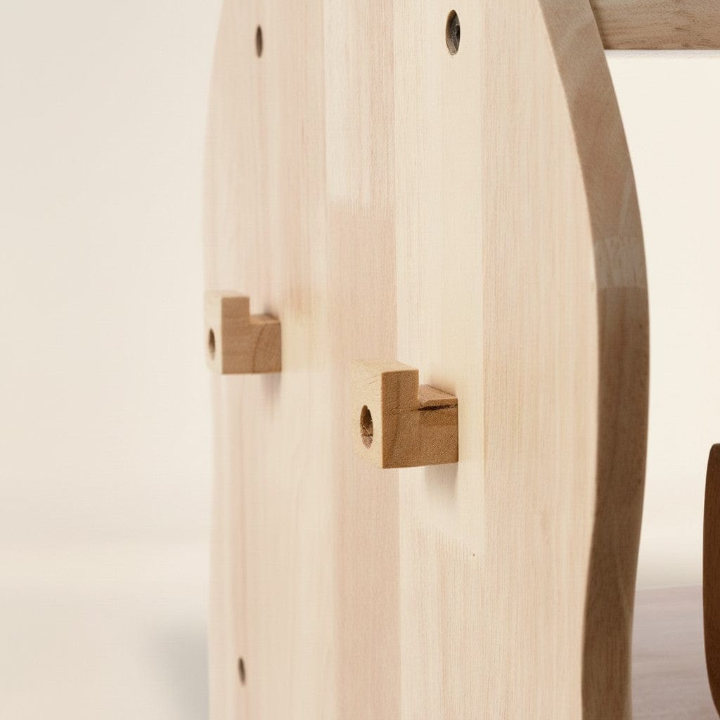 My Duckling BINDI Revolving Solid Wood Bookcase