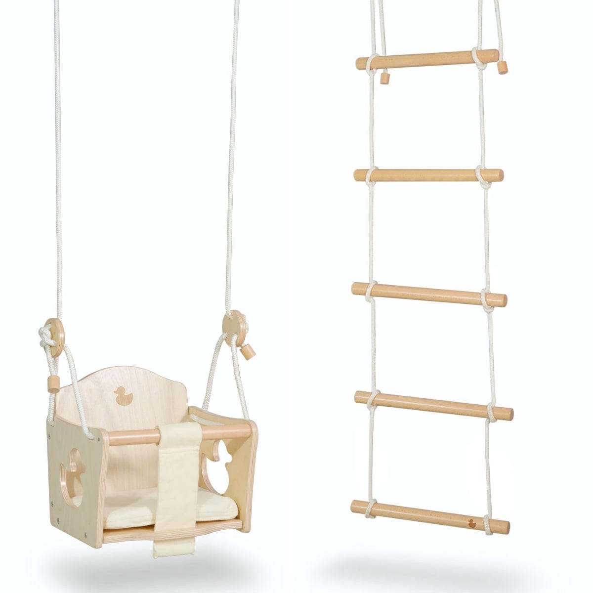 My Duckling Felix Baby Swing Seat＆Felix Kids Climbing Ladder Set