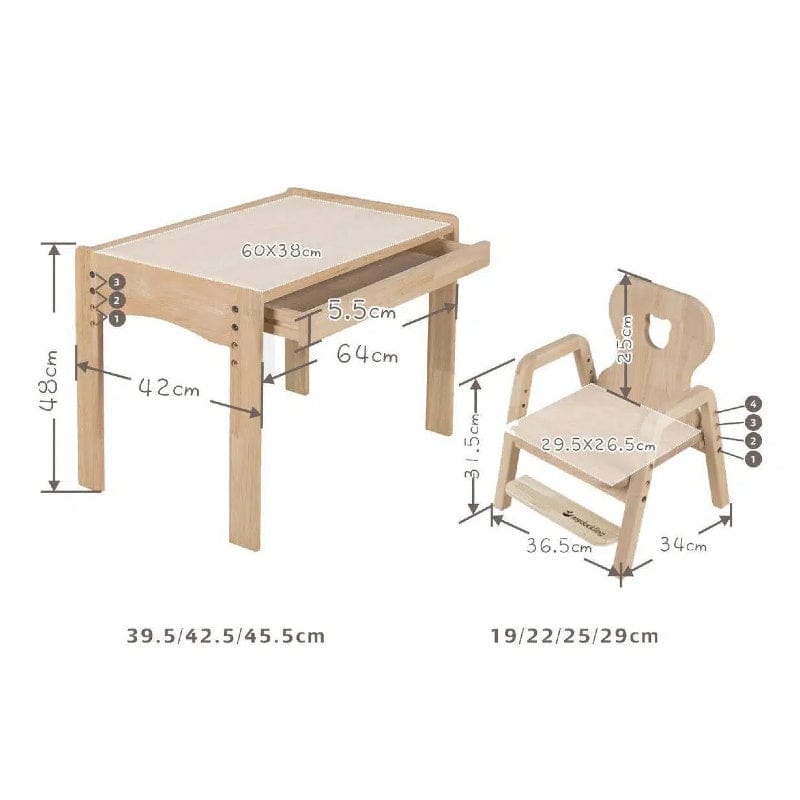 My Duckling KAYA Kids Activity Table and Chair Set
