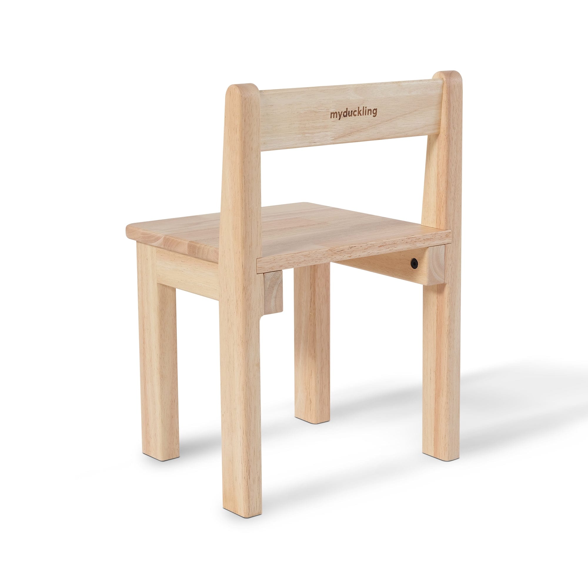LINA Stackable Study Chair - Rubberwood