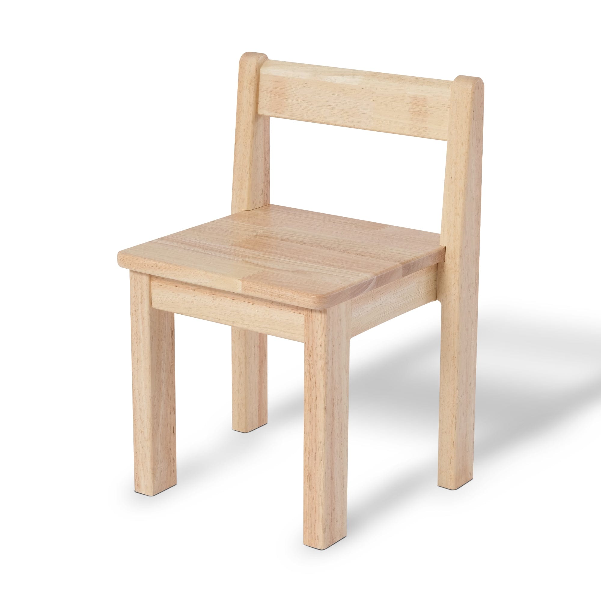 LINA Stackable Study Chair - Rubberwood