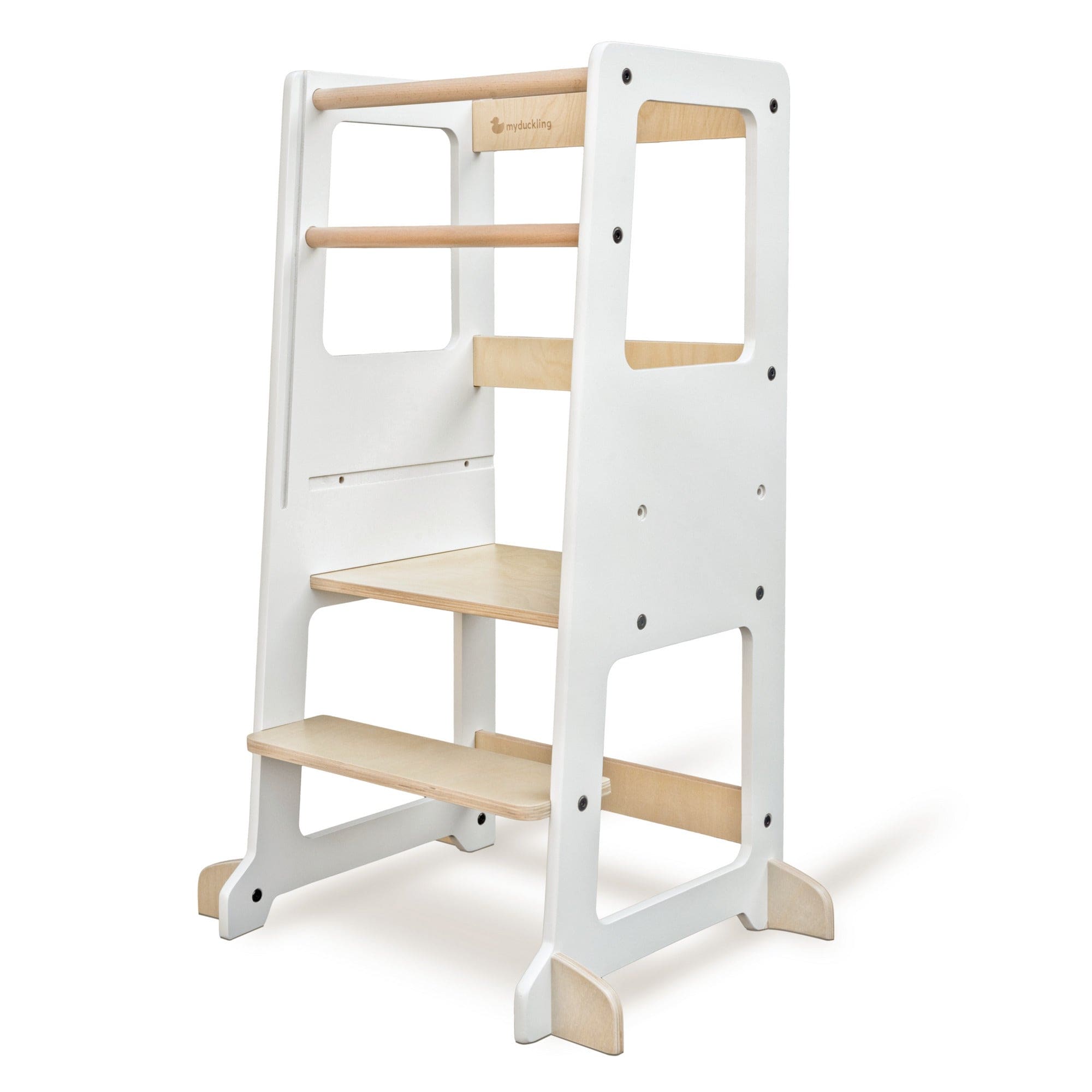 My Duckling LOLA Deluxe Adjustable Learning Tower - Natural/White