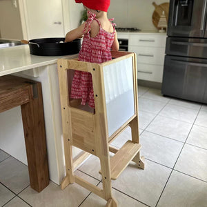 My Duckling LOLA Deluxe Solid Wood Adjustable Learning Tower