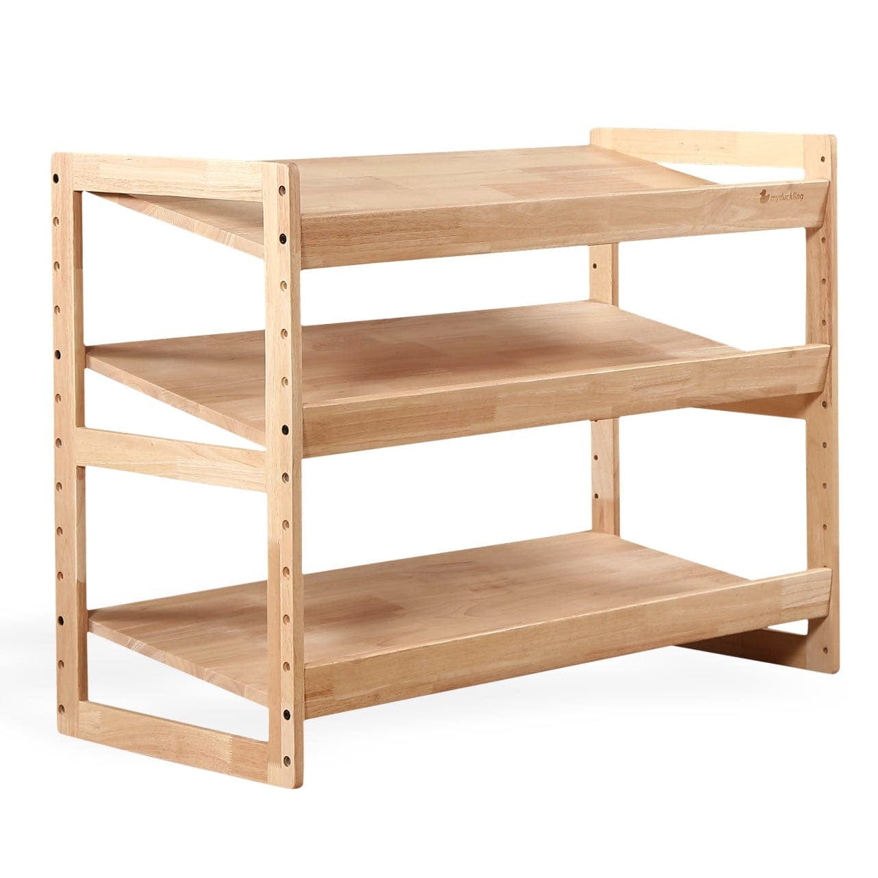 My Duckling NALA Adjustable Solid Wood 3 Layer Storage Shelf(Mid-May Pre-Order)