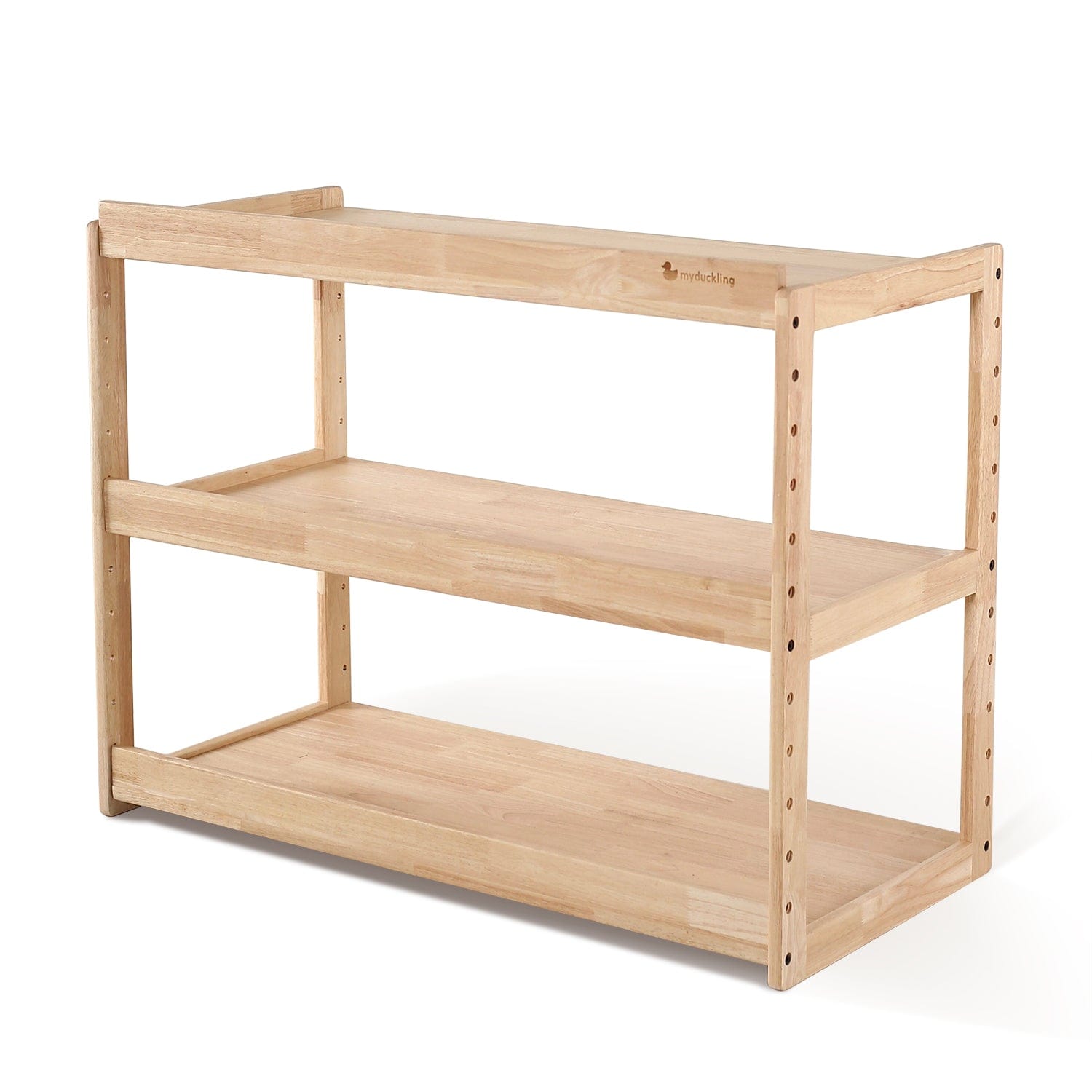 My Duckling NALA Solid Wood 3 Layer Storage Shelf