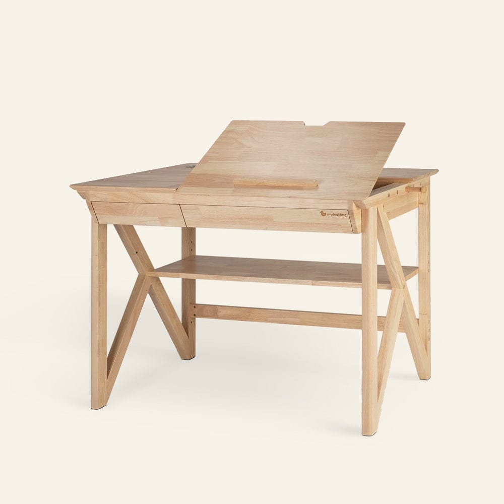 My Duckling NALA Solid Wood Study Desk With Easel