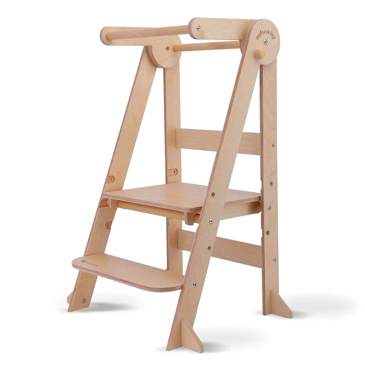 My Duckling MILA Deluxe Folding Adjustable Learning Tower Natural