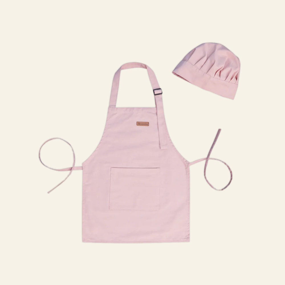 My Duckling Kids Chef Apron & Hat Set Pink