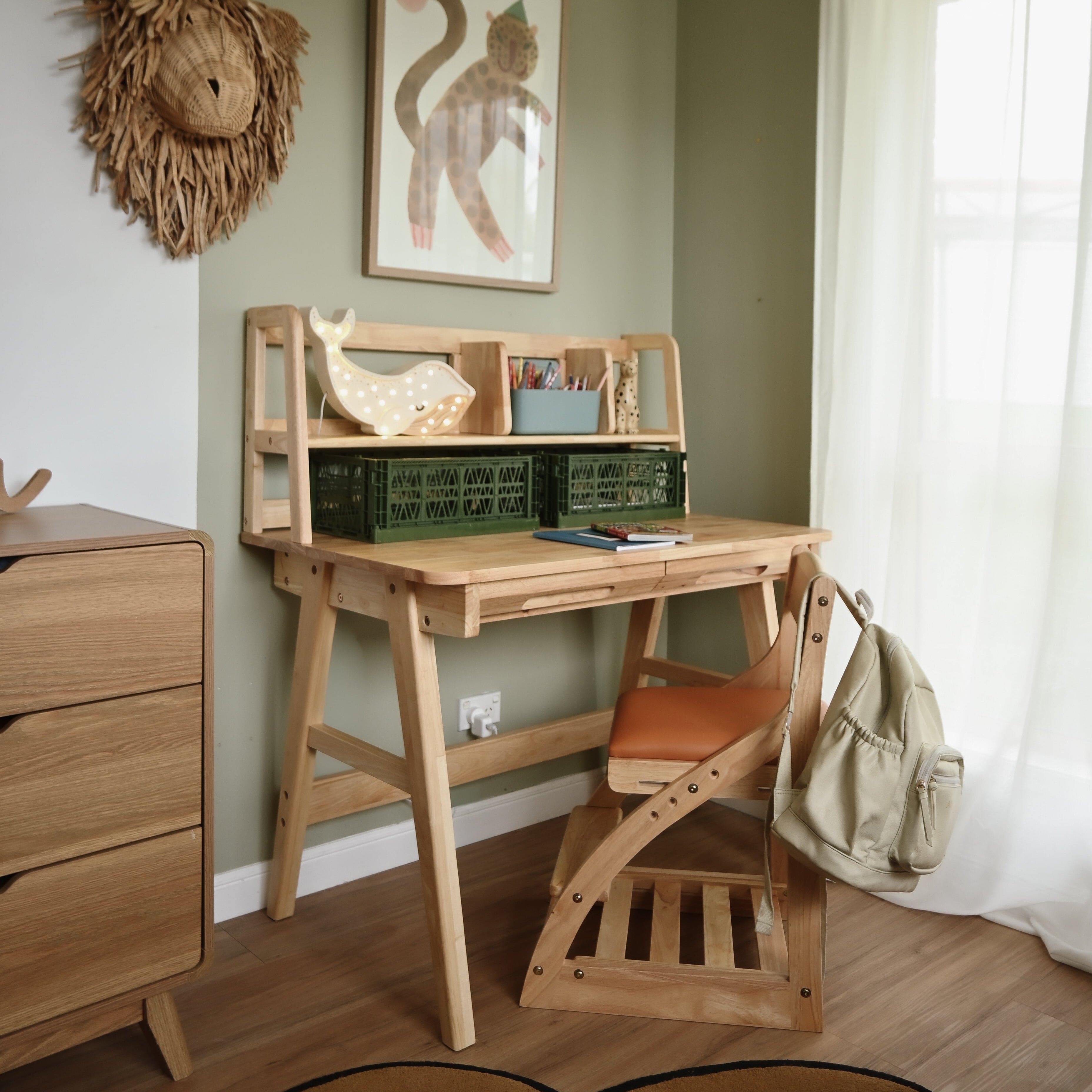 My Duckling The Full Little Scholar: Desk, Shelf & Chair Set