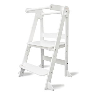 My Duckling MILA Deluxe Folding Adjustable Learning Tower White