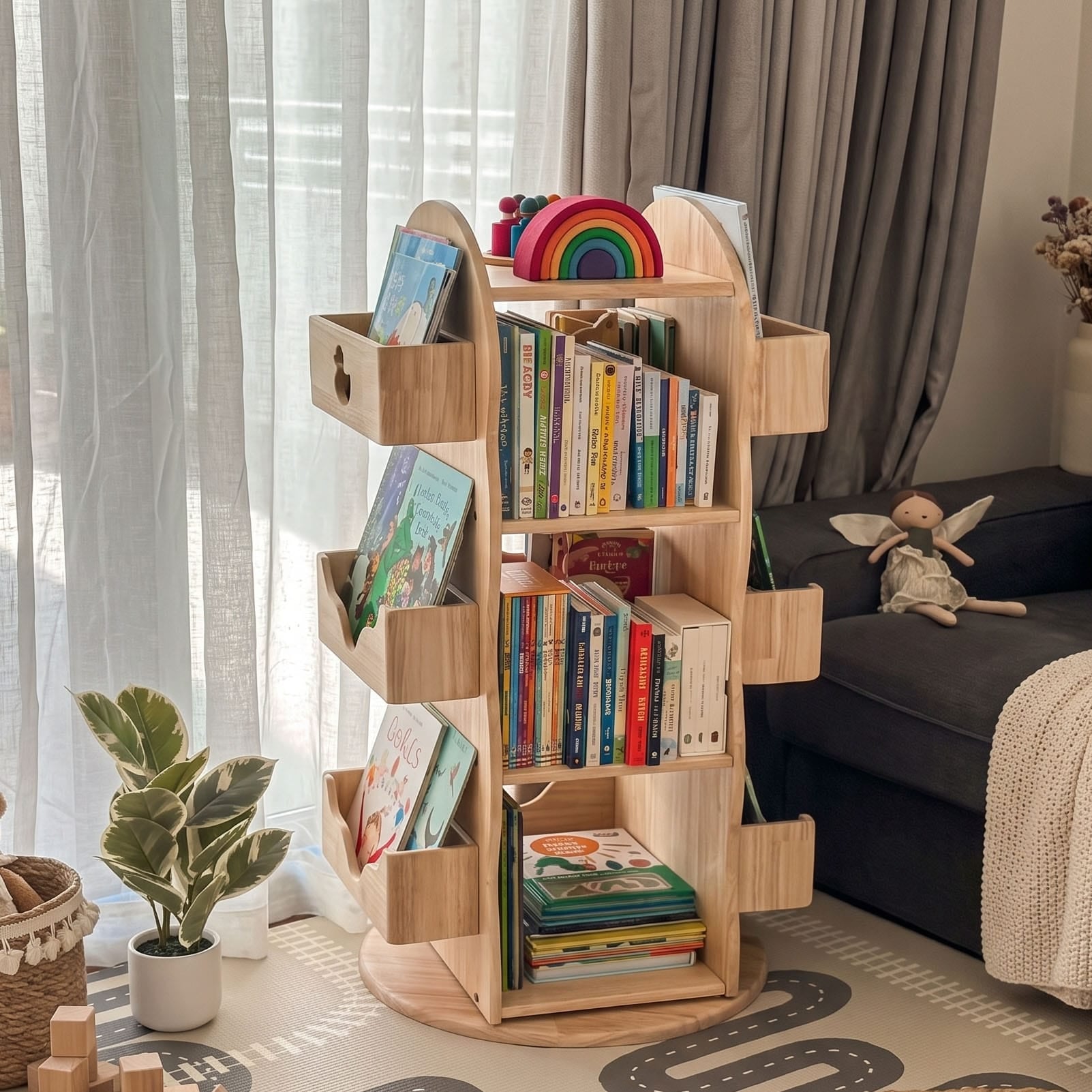 myduckling BINDI Revolving Bookcase