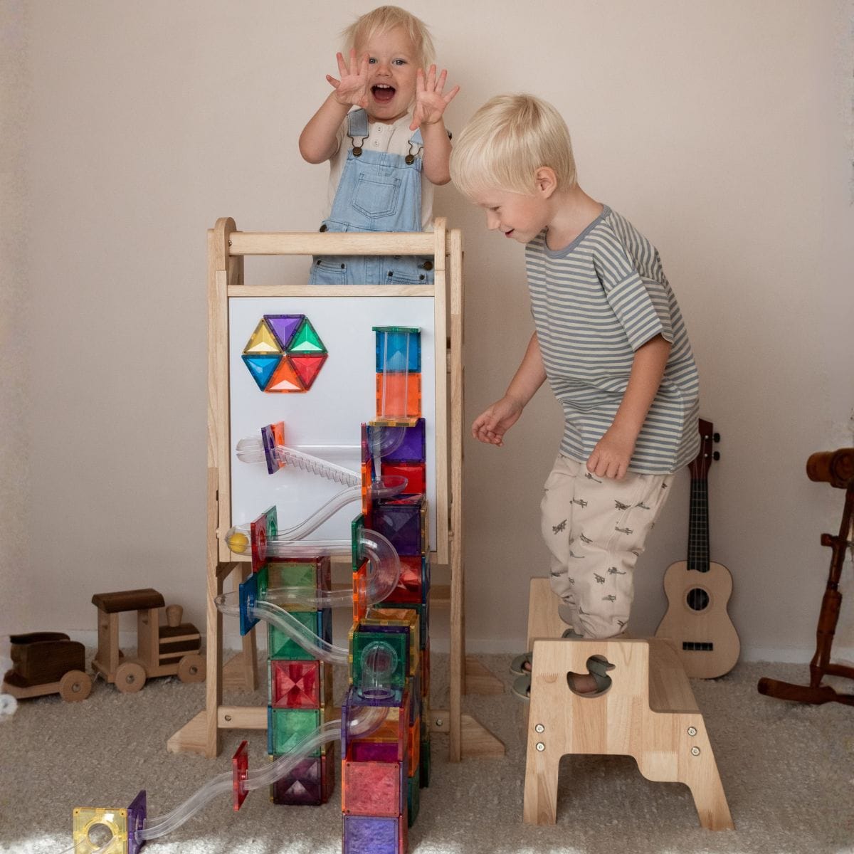 myduckling JALA Deluxe Solid Wood Learning Tower - Duck Stool (Mid August Pre-Order)