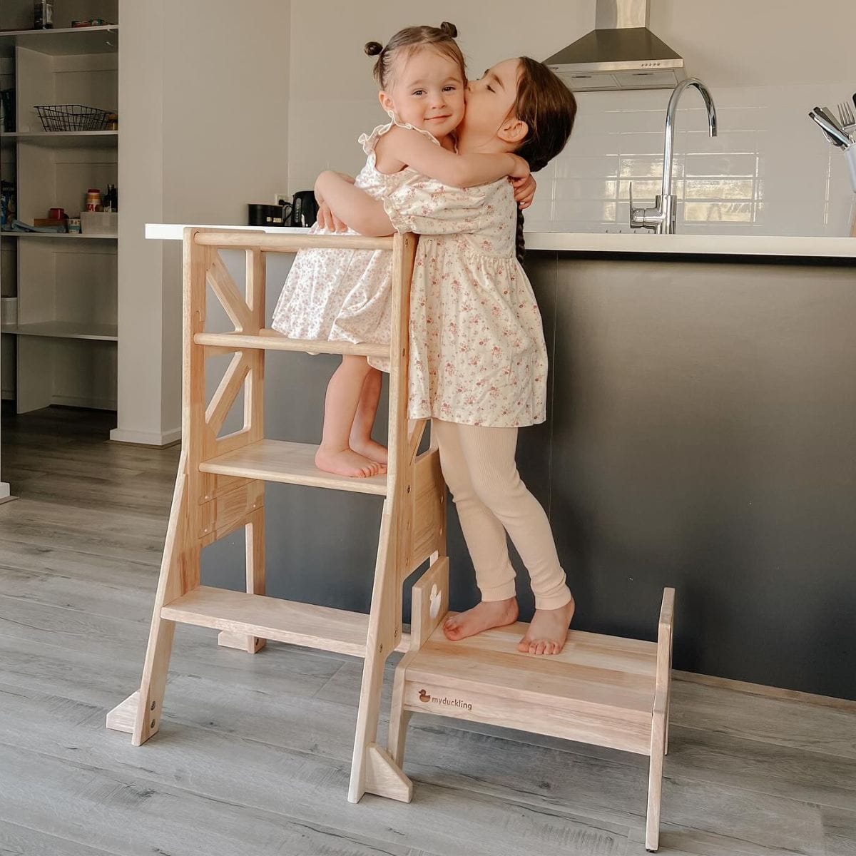 myduckling JALA Deluxe Solid Wood Learning Tower - Duck Stool (Mid August Pre-Order)