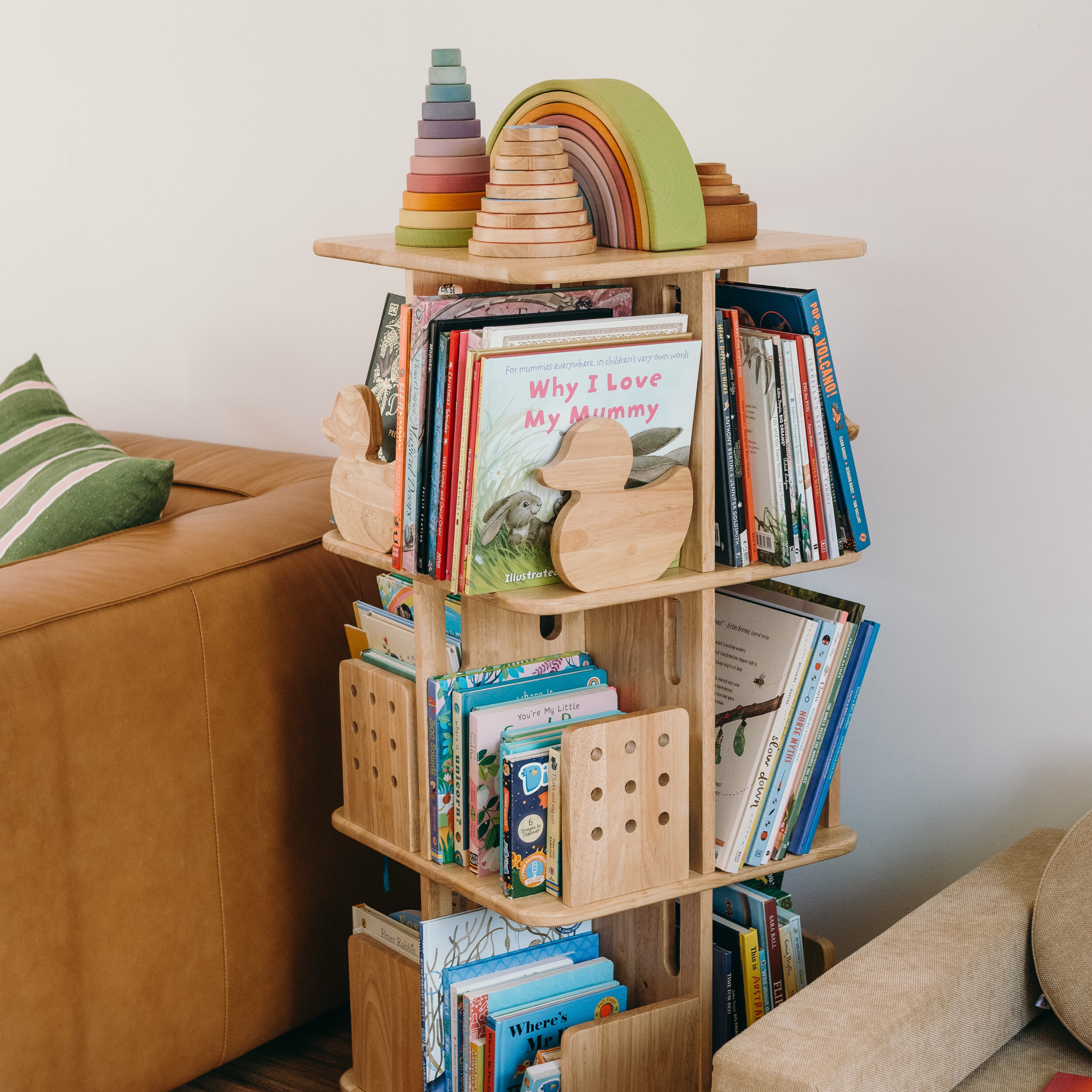 myduckling KOBI Rotating Bookcase