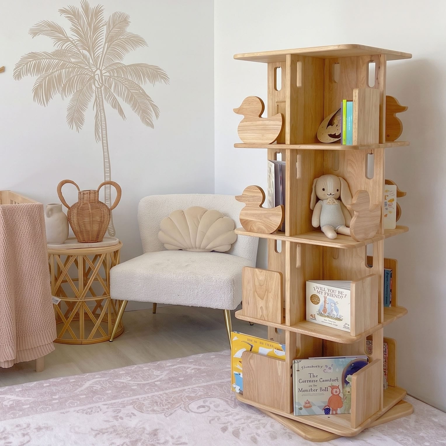 myduckling KOBI Rotating Bookcase